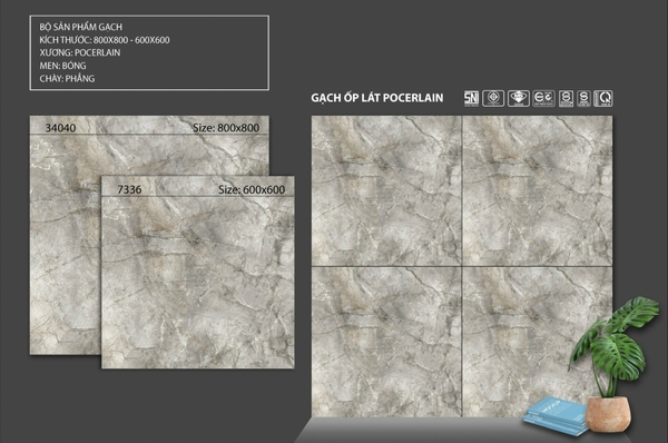 Gạch Bóng Kính 60x60