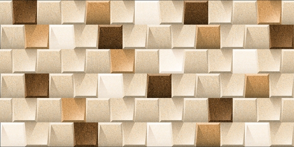 Gạch 30x60 trang trí ô vuông 3D