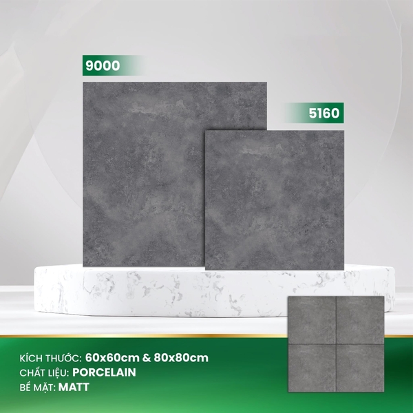 Gạch 60x60 mờ nhám 5160