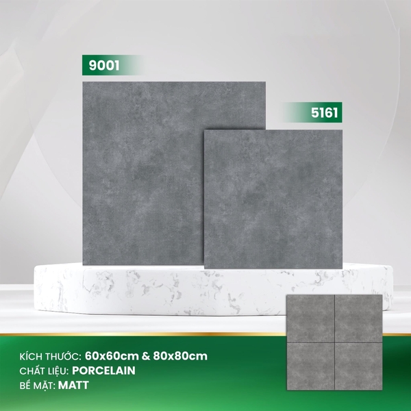 Gạch 60x60 mờ nhám 5161