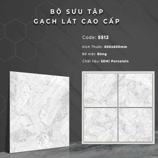 Gạch bóng kính 60x60 5512