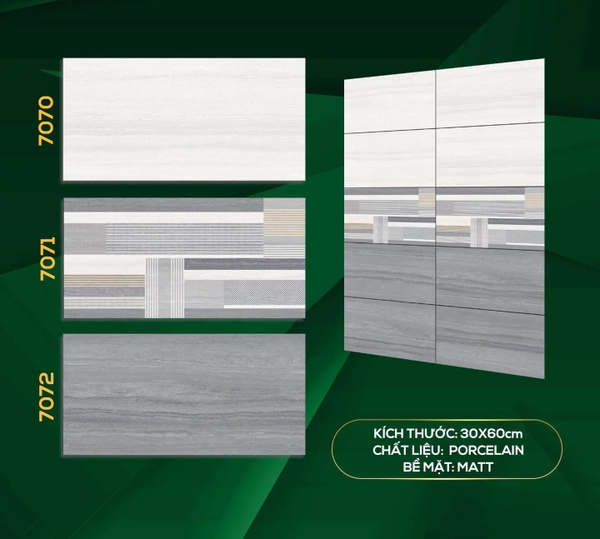 Gạch ốp tường 30x60 7070-7071-7072