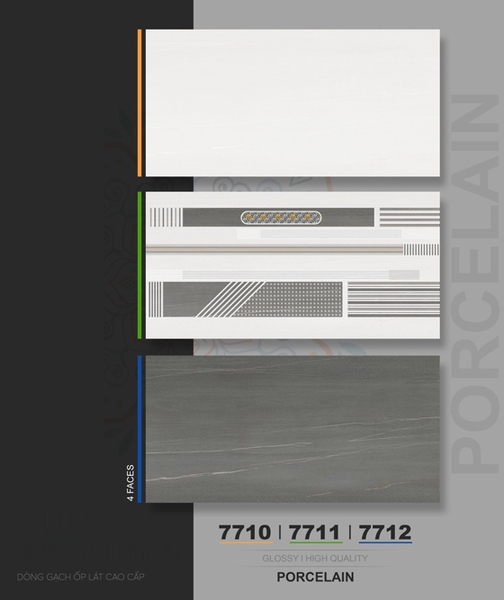 Gạch ốp tường 40x80 đá bóng 7710