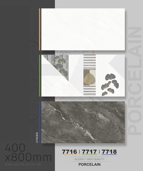 Gạch ốp tường 40x80 đá bóng 7716