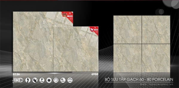 Gạch bóng kính 80x80 8136