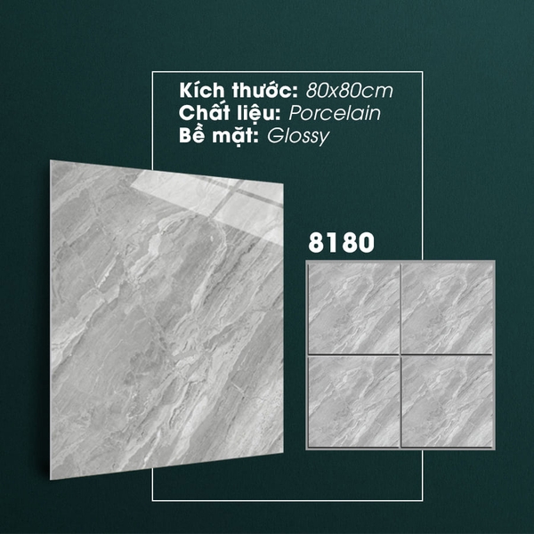 Gạch bóng kính 80x80 8180