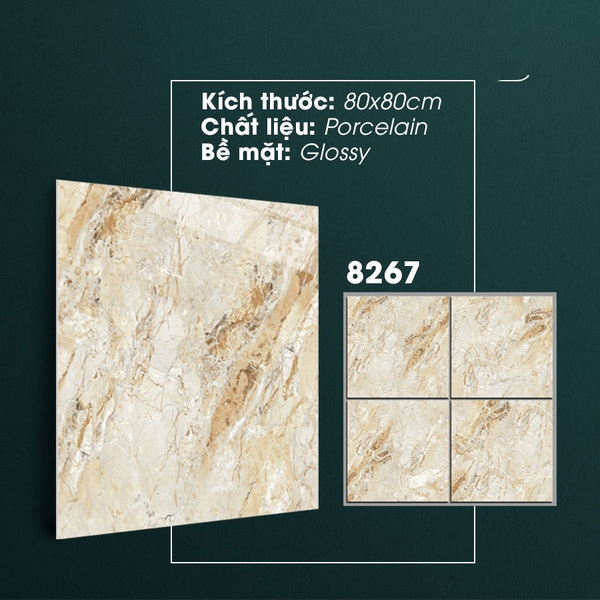 Gạch bóng kính 80x80 8167