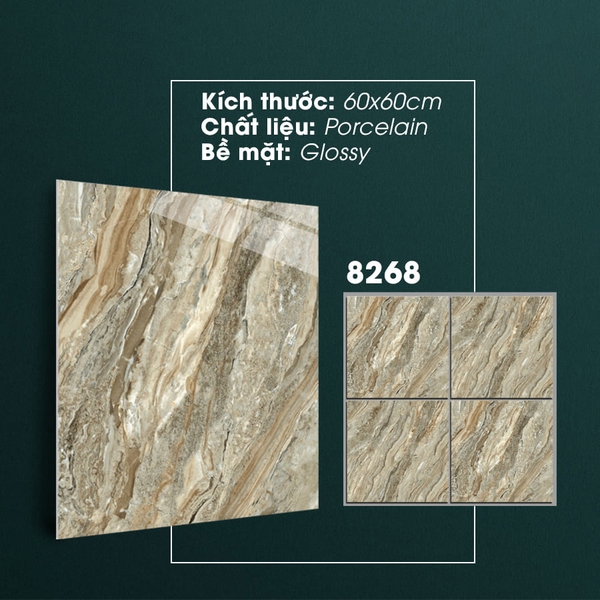 Gạch bóng kính 80x80 8168