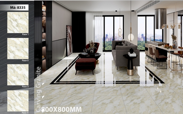 Gạch bóng kính 80x80 8335