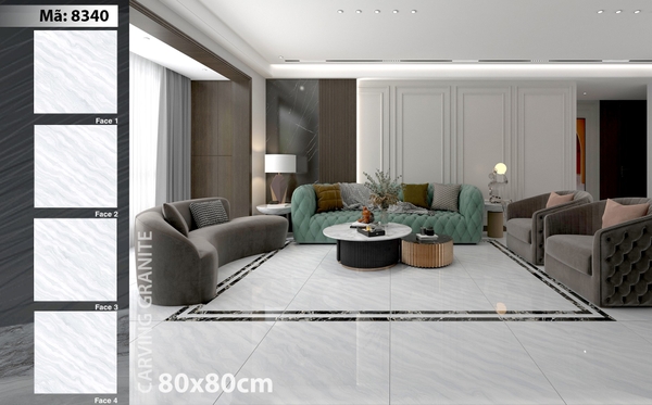 Gạch bóng kính 80x80 8340