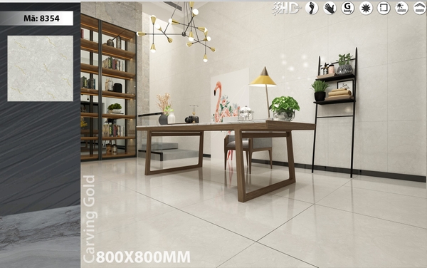 Gạch bóng kính 80x80 8354