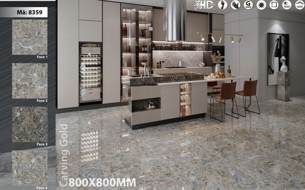 Gạch bóng kính 80x80 8359