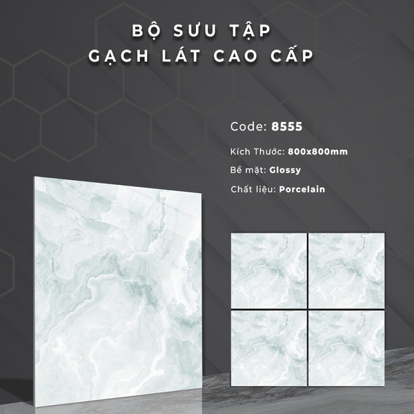 Gạch bóng kính 80x80 8555