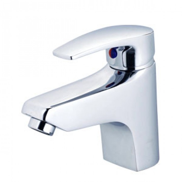 Vòi Lavabo Nóng Lạnh 1 Chân CAESAR (Lỗ Rút Xi Phông) B400CP