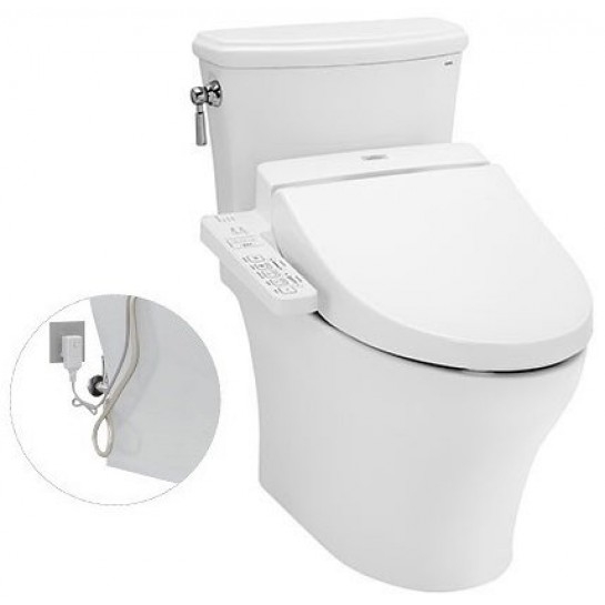 Bồn Cầu 2 Khối Nắp Điện Tử TOTO CS986GW7
