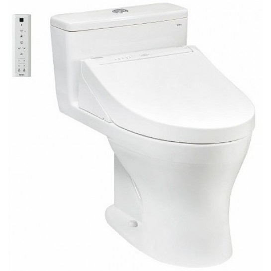 Bồn Cầu 1 Khối Nắp Điện Tử TOTO MS855CDW15
