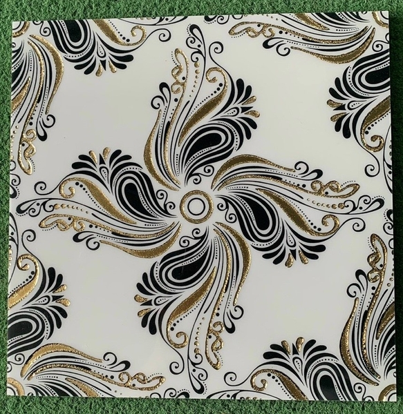 Gạch 30x30 nhũ vàng