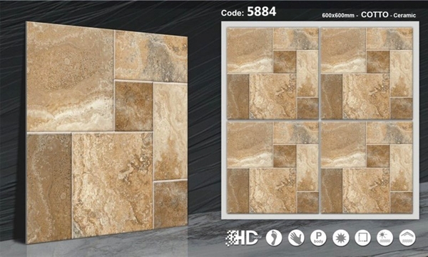 Gạch 60x60 5884 sân L1