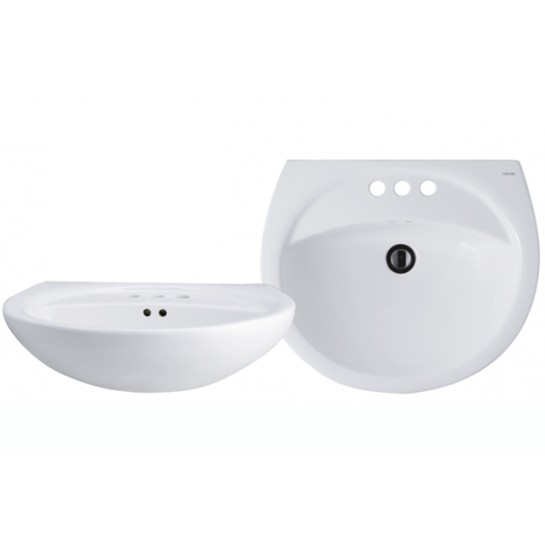 Lavabo Treo Tường không chân CAESAR L2220