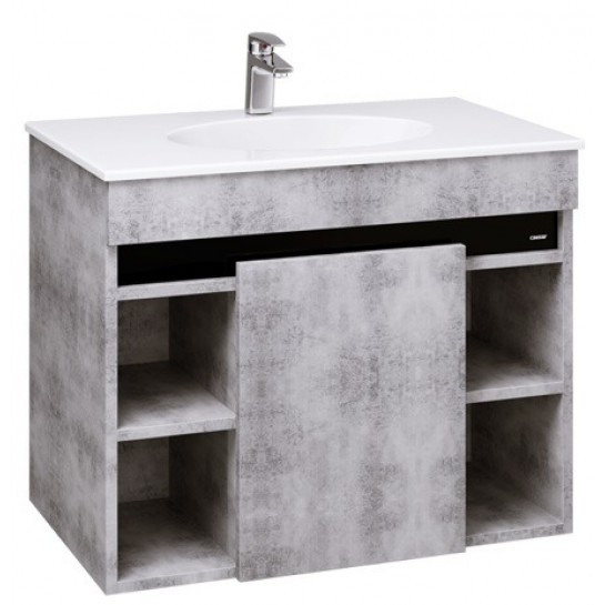 Tủ chậu lavabo Treo Tường CAESAR (Chưa gồm Lavabo) màu xám EH05026ASV