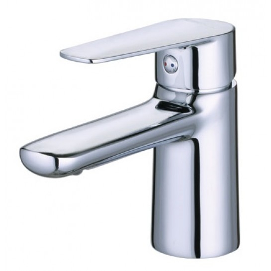 Vòi Lavabo Nóng Lạnh 1 Chân CAESAR (lỗ rút xi phông) B380CP