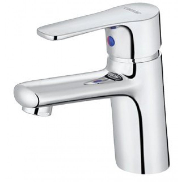 Vòi Lavabo Nóng Lạnh 1 Chân CAESAR (Lỗ Rút Xi Phông) B430CP