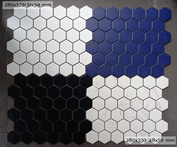 Mosaic luc giác 280x330/48x56mm