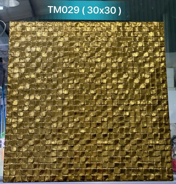 Gạch 30x30 nhũ vàng