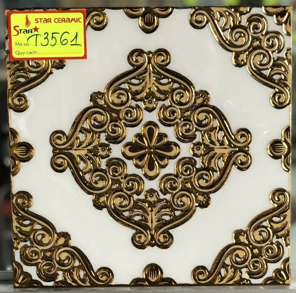 Gạch 30x30 nhũ vàng