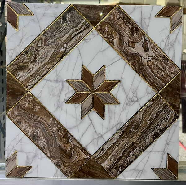 Gạch 30x30 nhũ vàng