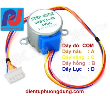 Động cơ bước 12V 28BYJ-48-12VDC