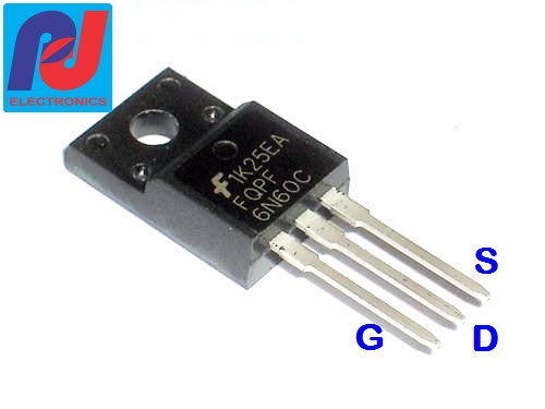 6N60 TO220 MOSFET Kênh N 6A 600V