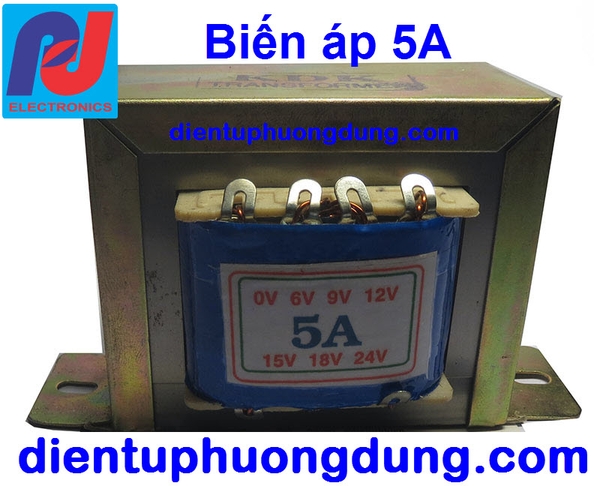 Biến áp thường 5A nhiều đầu ra 0-24V