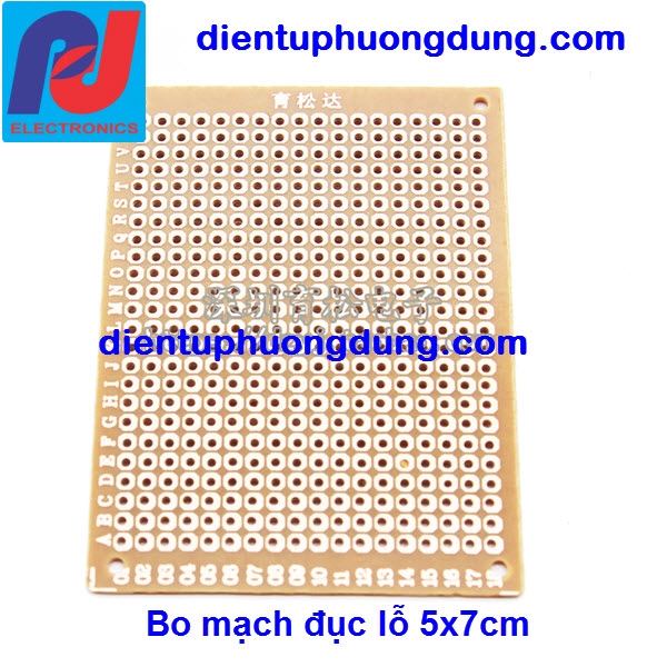 Bo mạch đục lỗ 5x7cm