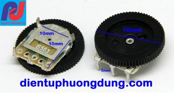 Chiết áp tròn 3 chân 50K
