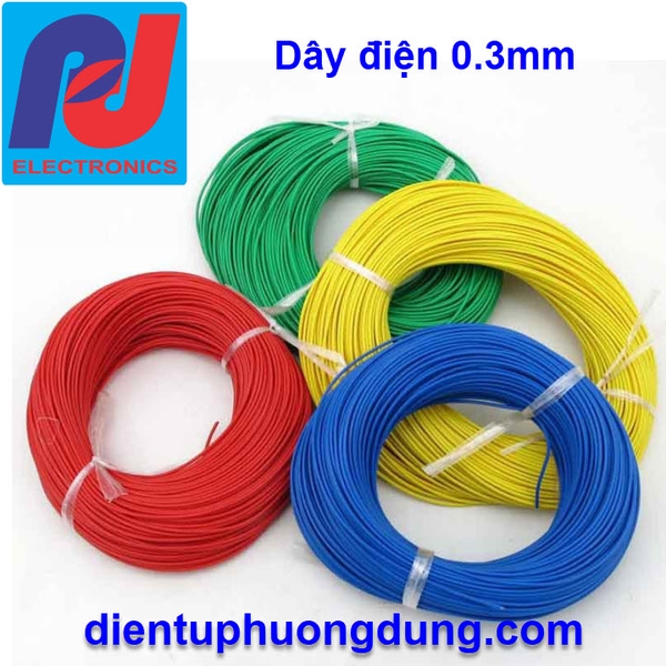 Dây điện 0.3mm nhiều sợi