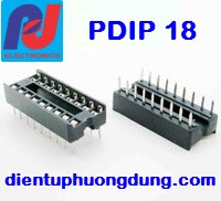 Đế IC 18 chân nhựa - 18 DIP