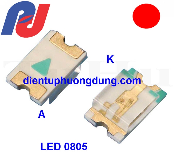 LED SMD 0805 Dán đỏ