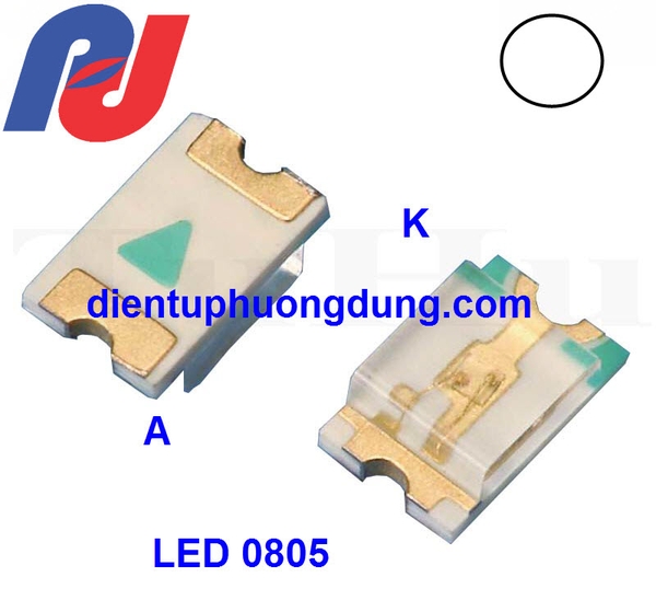 LED SMD 0805 Trắng - White