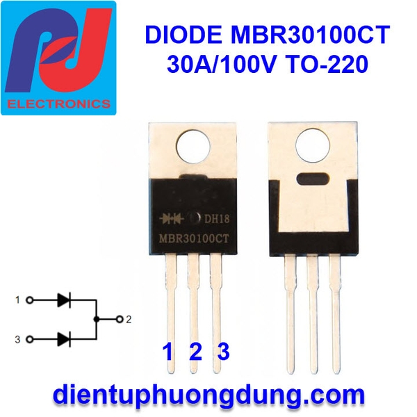 Diode MBR30100CT 30A 100V