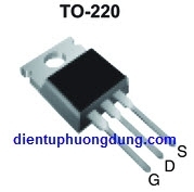 IRFZ44N TO220 MOSFET Kênh N 29A 55V