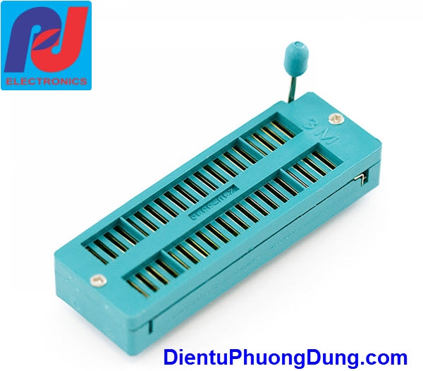 Đế IC 40 chân gạt xanh 3M - 40 DIP