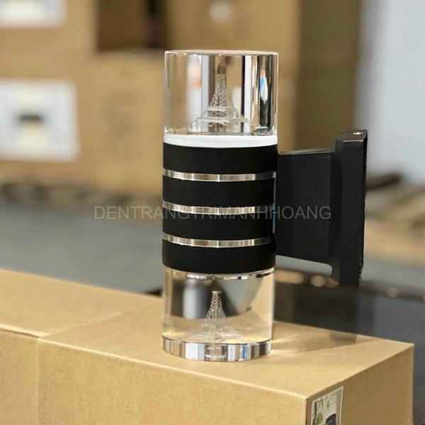 Đèn tường LED 2 đầu pha lê họa tiết kim tự tháp