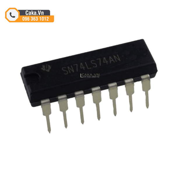 IC 74LS74 Dual D-Type Flip-Flop DIP14