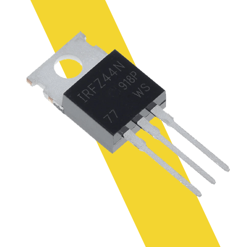 DAOKAI IRFZ44N Inline MOSFET Transistor 55V 49A N-Channel gelijkrichter aluminium koellichaam/montageset voor MOSFET-transistoren (20 stuks