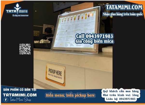 Top 30 Mẫu Biển Menu LED Siêu Sáng - Sự Đột Phá Từ TATAMIMI.COM
