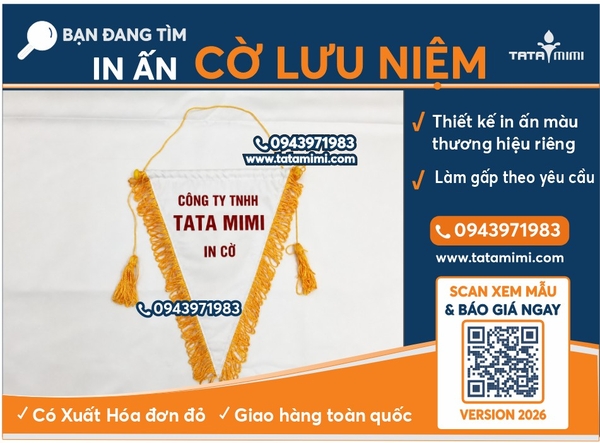Cán Cờ Du Lịch & Cờ Tam Giác In Nội Dung – Nhận Làm Gấp Trong Ngày