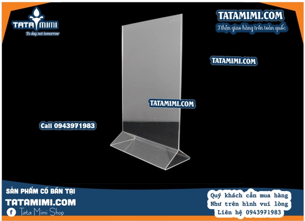 Bảng đựng menu A4 để bàn