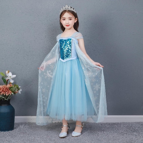 Giảm 50.000 ₫] Váy Đầm Bé Gái Elsa đầm elsa cho bé gái váy elsa đầm công  chúa elsa Size 1-8 - tháng 3/2024 - Mua Thông Minh