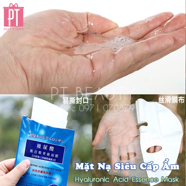 Mặt Nạ Siêu Cấp Ẩm Dr.Morita Hyaluronic Acid Essence Mask 10pcs (DM37)